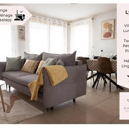 Appartement Le Joliot Curie 4-6 Personnes A Lyon - Eurexpo - Ldlc Arena - Groupama Stadium - Eurexpo Buitenkant foto