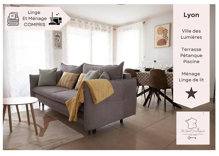 Appartement Le Joliot Curie 4-6 Personnes A Lyon - Eurexpo - Ldlc Arena - Groupama Stadium - Eurexpo