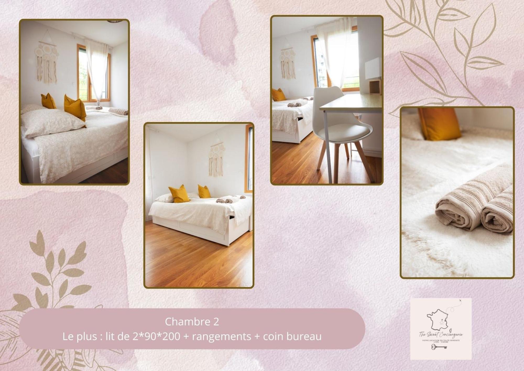 Apartment Appartement Le Joliot Curie 4-6 Personnes A Lyon - Eurexpo - Ldlc Arena - Groupama Stadium - Eurexpo
