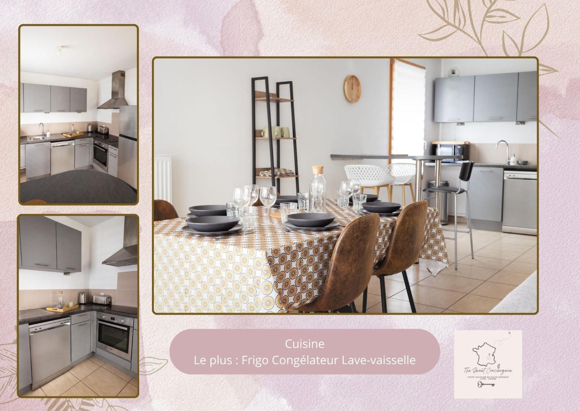 Appartement Le Joliot Curie 4-6 Personnes A Lyon - Eurexpo - Ldlc Arena - Groupama Stadium - Eurexpo *