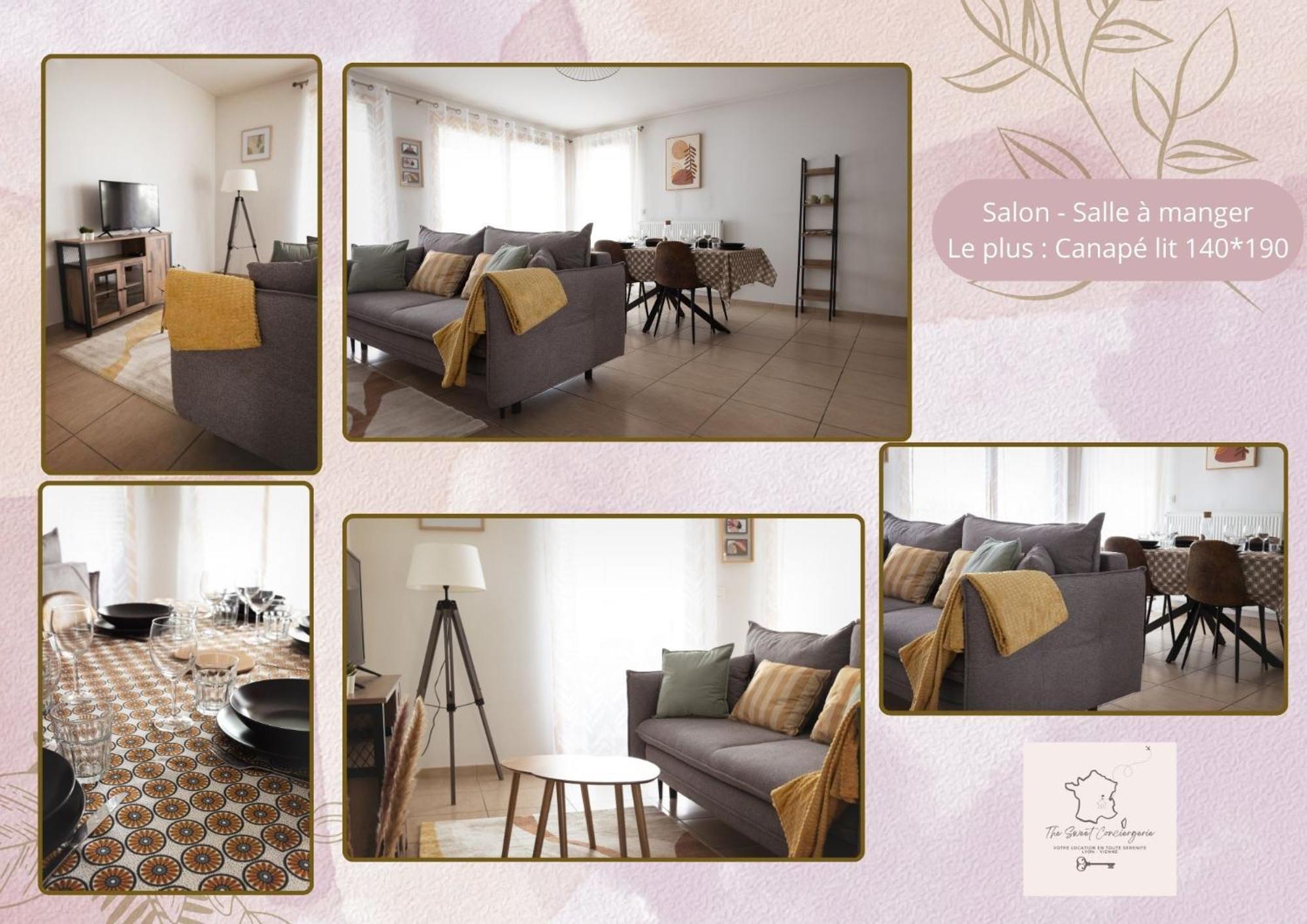 Appartement Le Joliot Curie 4-6 Personnes A Lyon - Eurexpo - Ldlc Arena - Groupama Stadium - Eurexpo Appartement Lyon